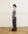 Tansanmagnesium (5/8 Pre-Order) Juyoung X Tansanmagnesium Stud Sweat Pants Leopard Charcoal