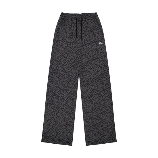 Tansanmagnesium (5/8 Pre-Order) Juyoung X Tansanmagnesium Stud Sweat Pants Leopard Charcoal