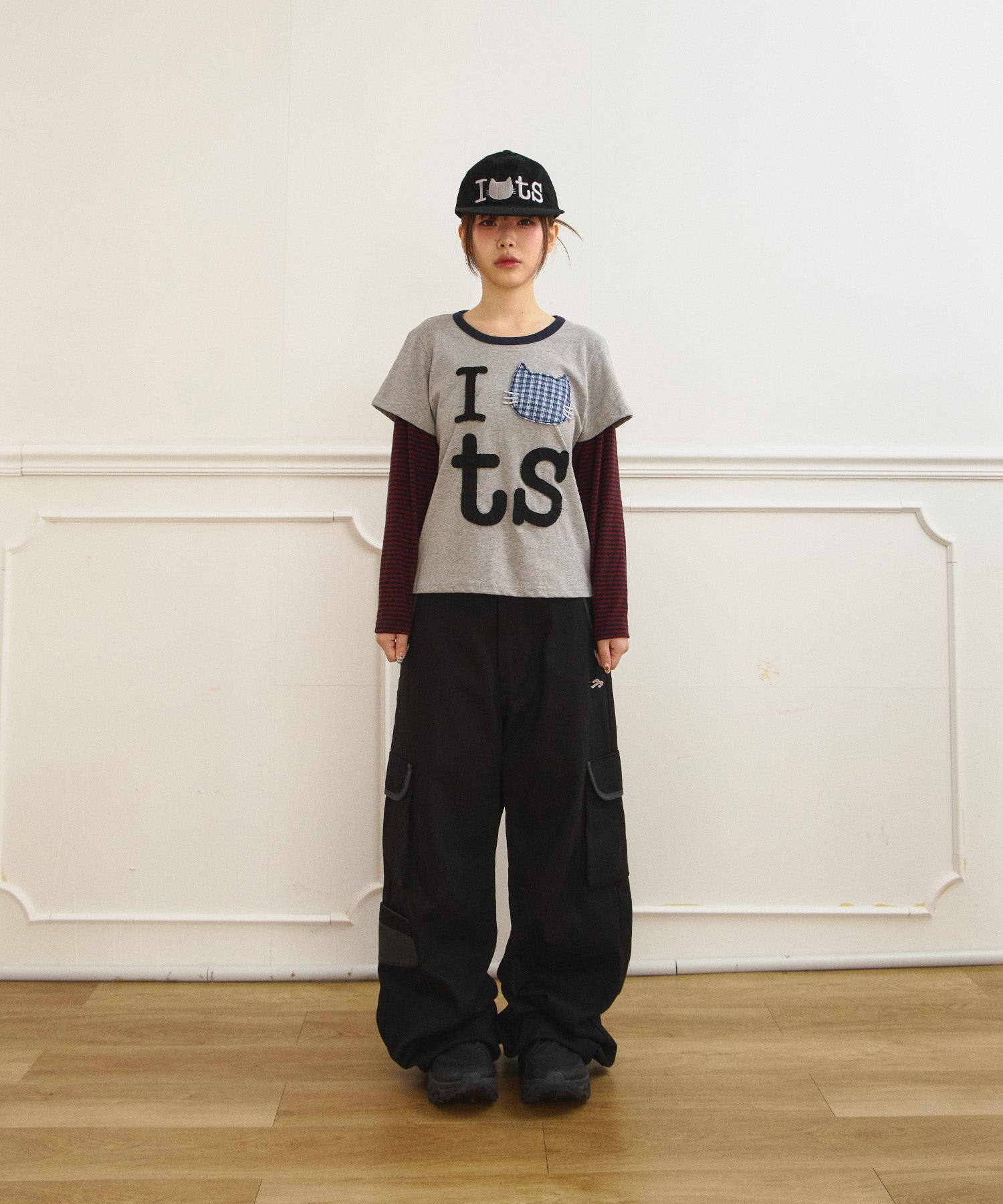 Tansanmagnesium (5/30 Pre-Order) Jooyoung X Tansanmagnesium Wide Ringer Cargo Pants Black
