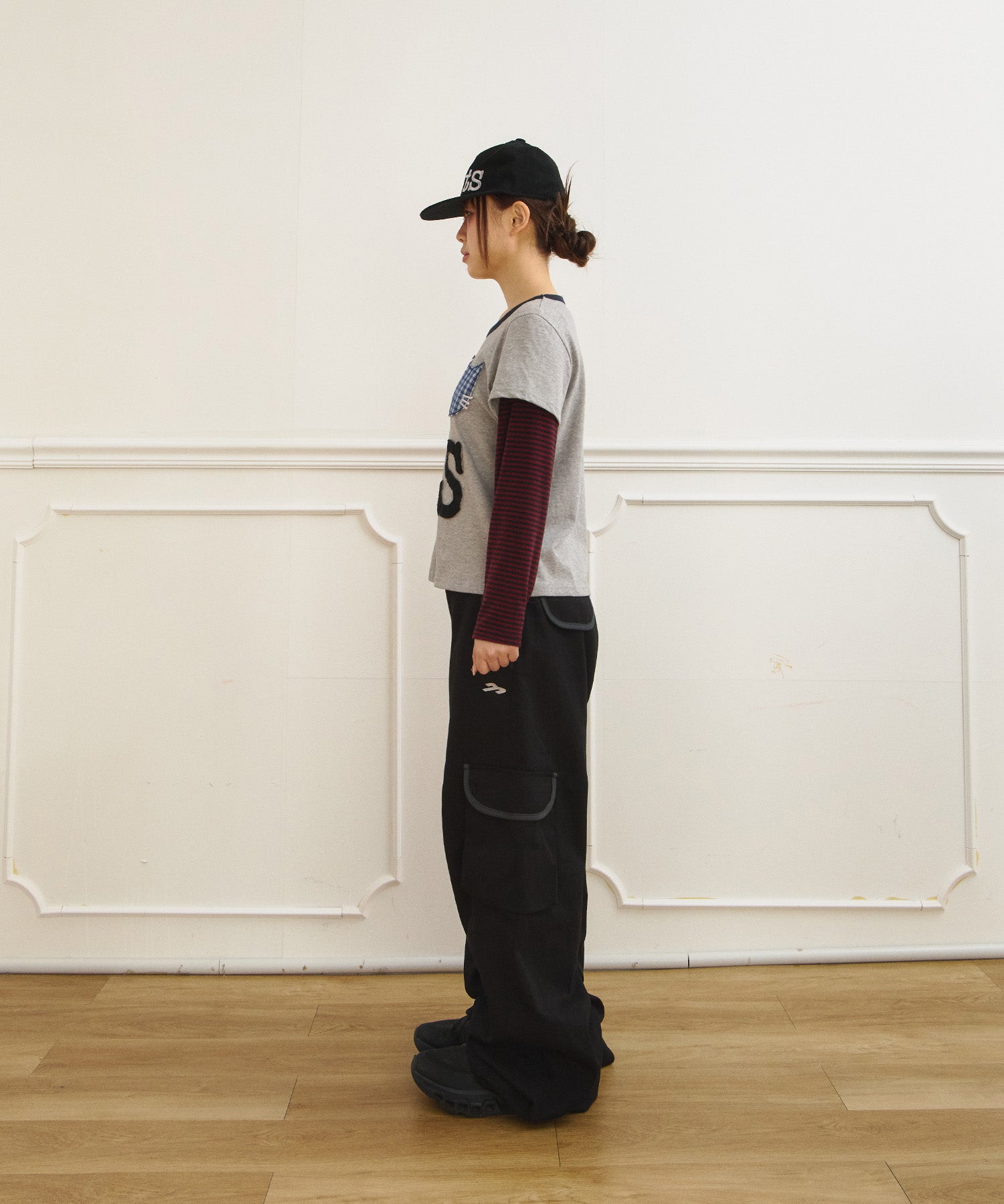 Tansanmagnesium (5/30 Pre-Order) Jooyoung X Tansanmagnesium Wide Ringer Cargo Pants Black