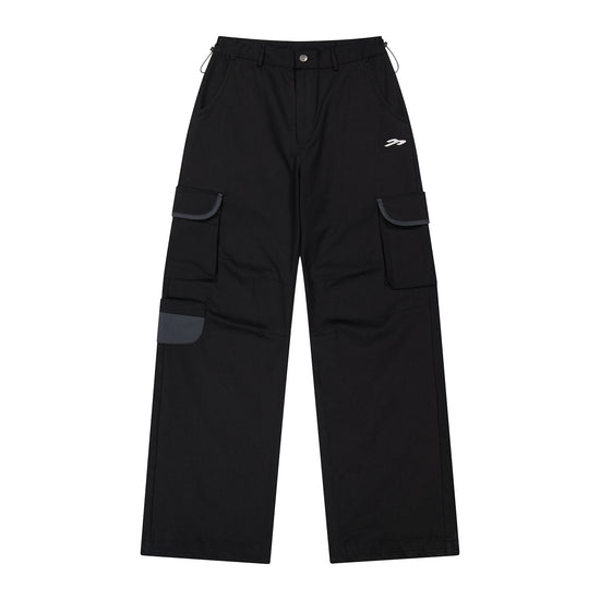 Tansanmagnesium (5/30 Pre-Order) Jooyoung X Tansanmagnesium Wide Ringer Cargo Pants Black