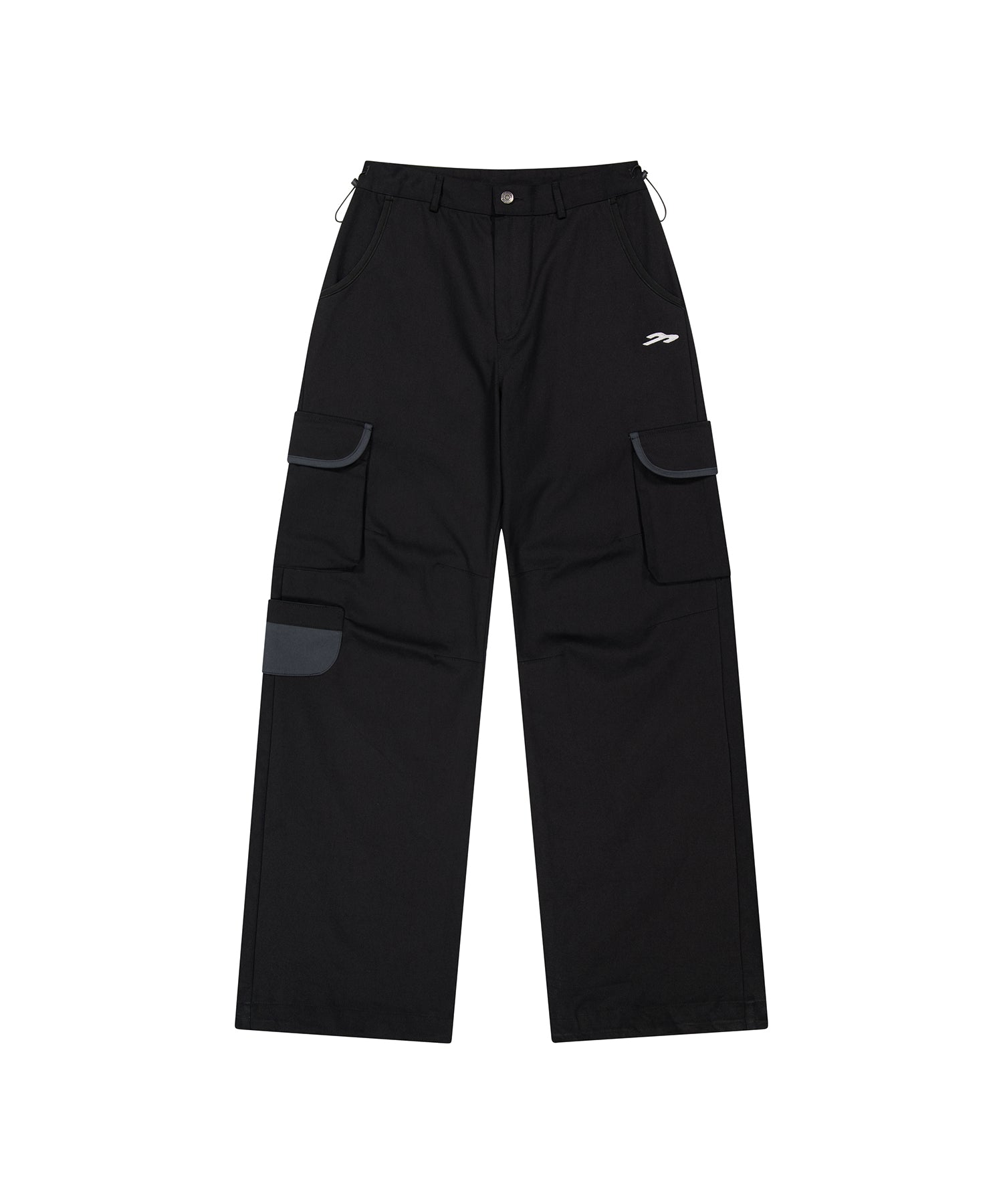 Tansanmagnesium (5/30 Pre-Order) Jooyoung X Tansanmagnesium Wide Ringer Cargo Pants Black