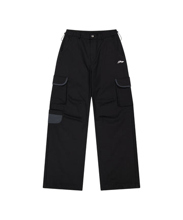 Tansanmagnesium (5/30 Pre-Order) Jooyoung X Tansanmagnesium Wide Ringer Cargo Pants Black