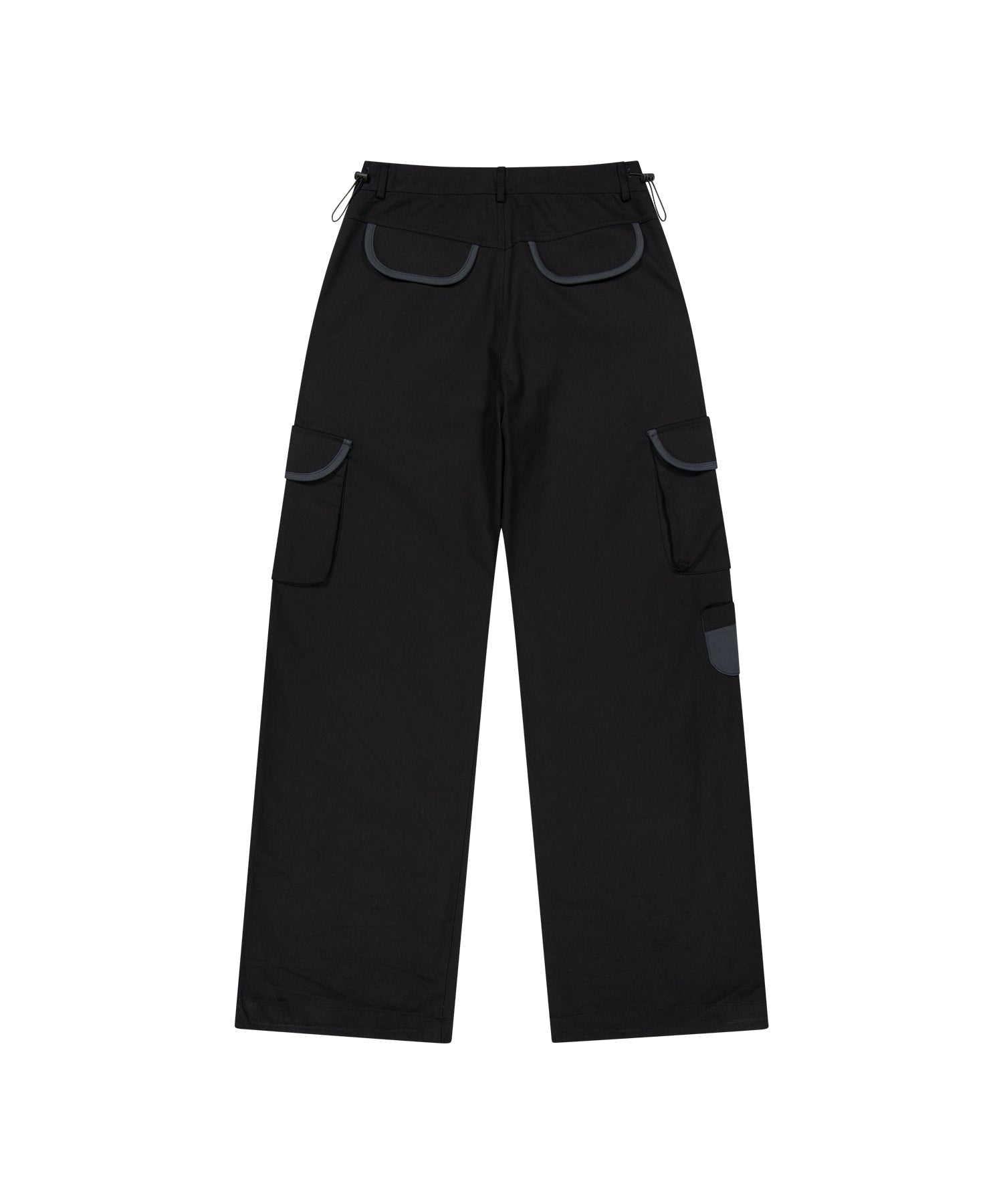 Tansanmagnesium (5/30 Pre-Order) Jooyoung X Tansanmagnesium Wide Ringer Cargo Pants Black