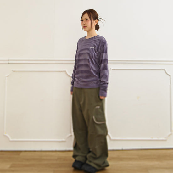 Tansanmagnesium Jooyoung X Tansanmagnesium Wide Ringer Cargo Pants Khaki