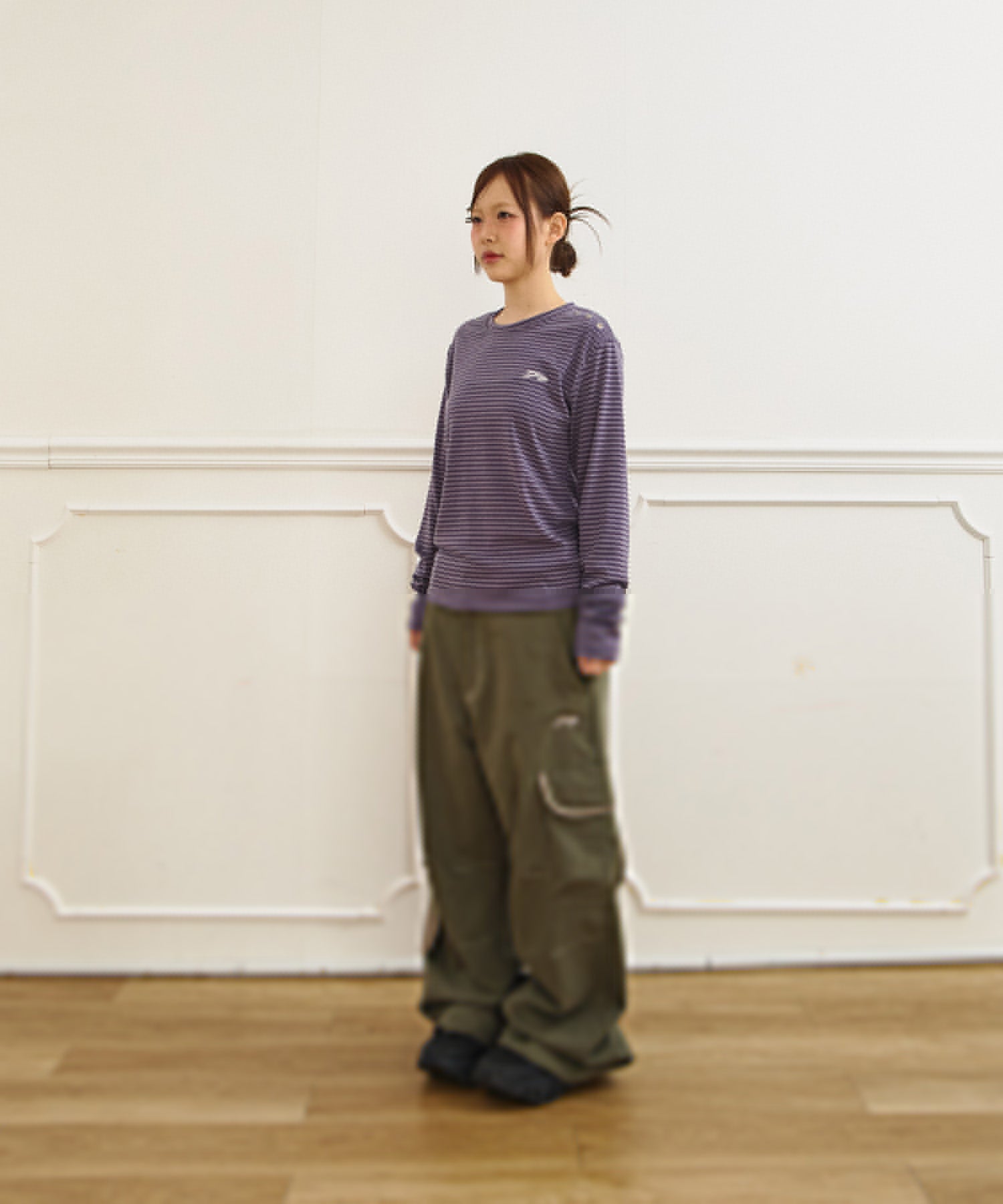 Tansanmagnesium Jooyoung X Tansanmagnesium Wide Ringer Cargo Pants Khaki