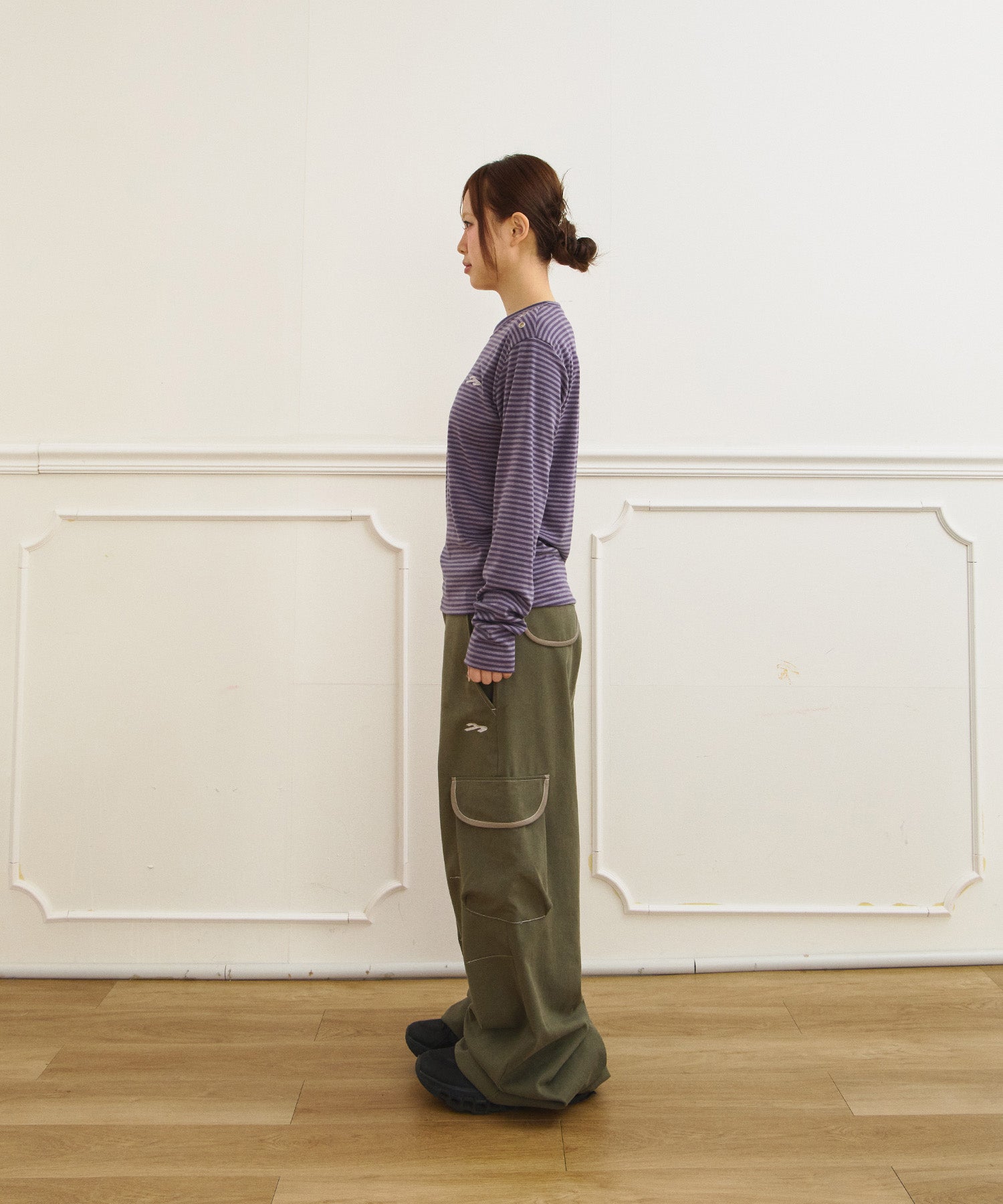 Tansanmagnesium Jooyoung X Tansanmagnesium Wide Ringer Cargo Pants Khaki