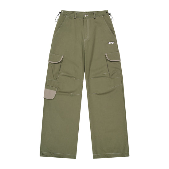 Tansanmagnesium Jooyoung X Tansanmagnesium Wide Ringer Cargo Pants Khaki
