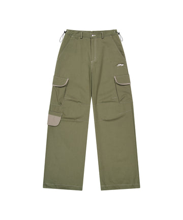 Tansanmagnesium Jooyoung X Tansanmagnesium Wide Ringer Cargo Pants Khaki