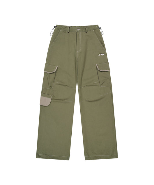 Tansanmagnesium Jooyoung X Tansanmagnesium Wide Ringer Cargo Pants Khaki