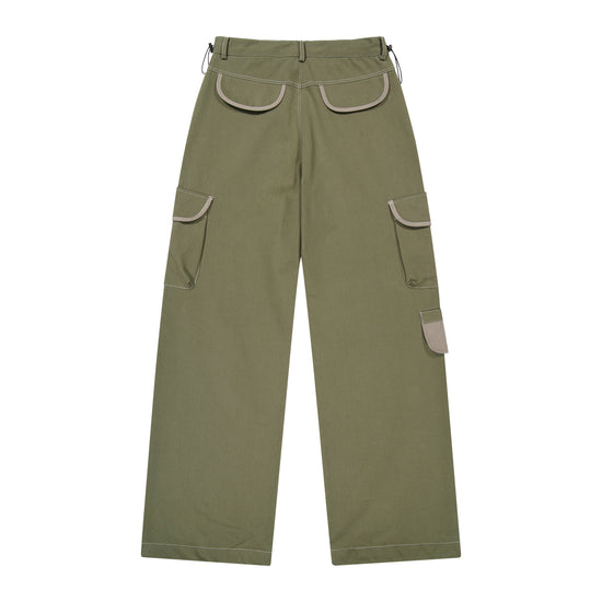 Tansanmagnesium Jooyoung X Tansanmagnesium Wide Ringer Cargo Pants Khaki