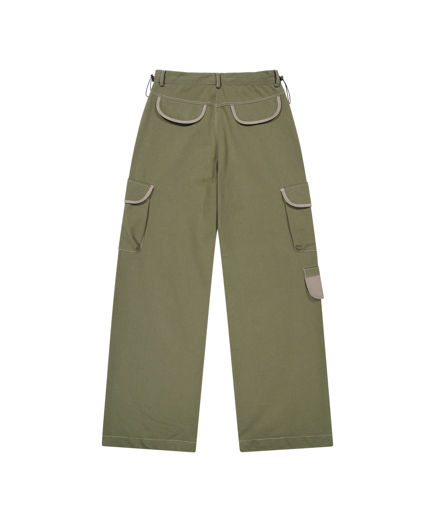 Tansanmagnesium Jooyoung X Tansanmagnesium Wide Ringer Cargo Pants Khaki
