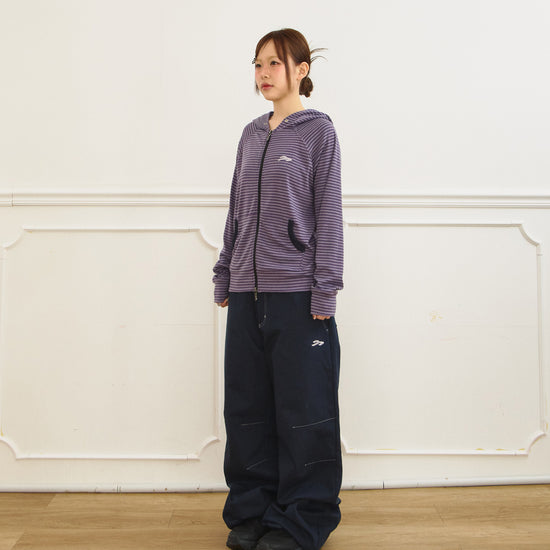 Tansanmagnesium Juyoung X Tansanmagnesium Cotton Wide Star Stud Pants Navy
