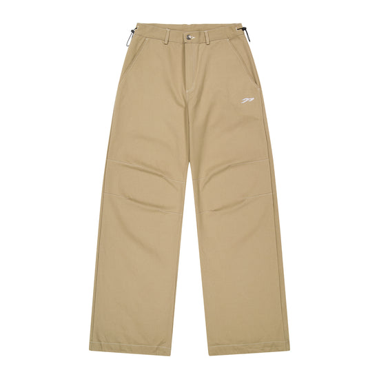 Tansanmagnesium Jooyoung X Tansanmagnesium Cotton Wide Star Stud Pants Beige