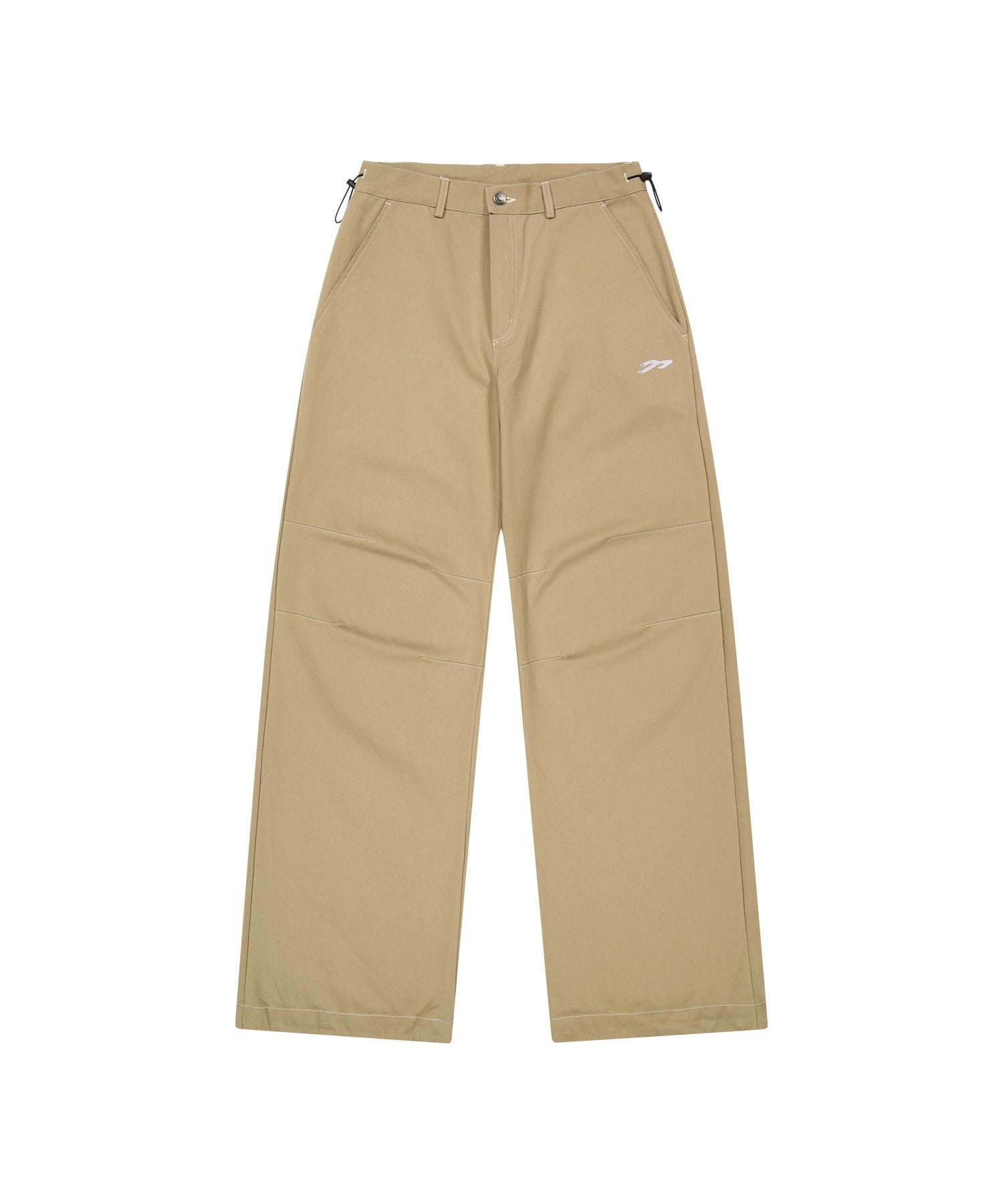 Tansanmagnesium Jooyoung X Tansanmagnesium Cotton Wide Star Stud Pants Beige