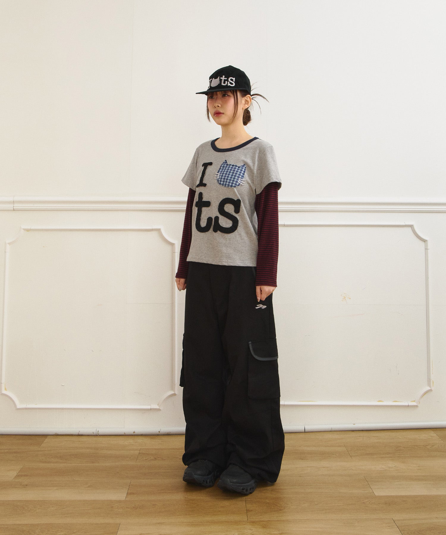 Tansanmagnesium Jooyoung X Tansanmagnesium Cat Ball Cap Black