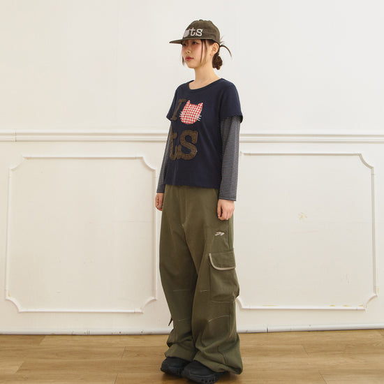 Tansanmagnesium JuYoung X Tansanmagnesium Cat Ball Cap Brown