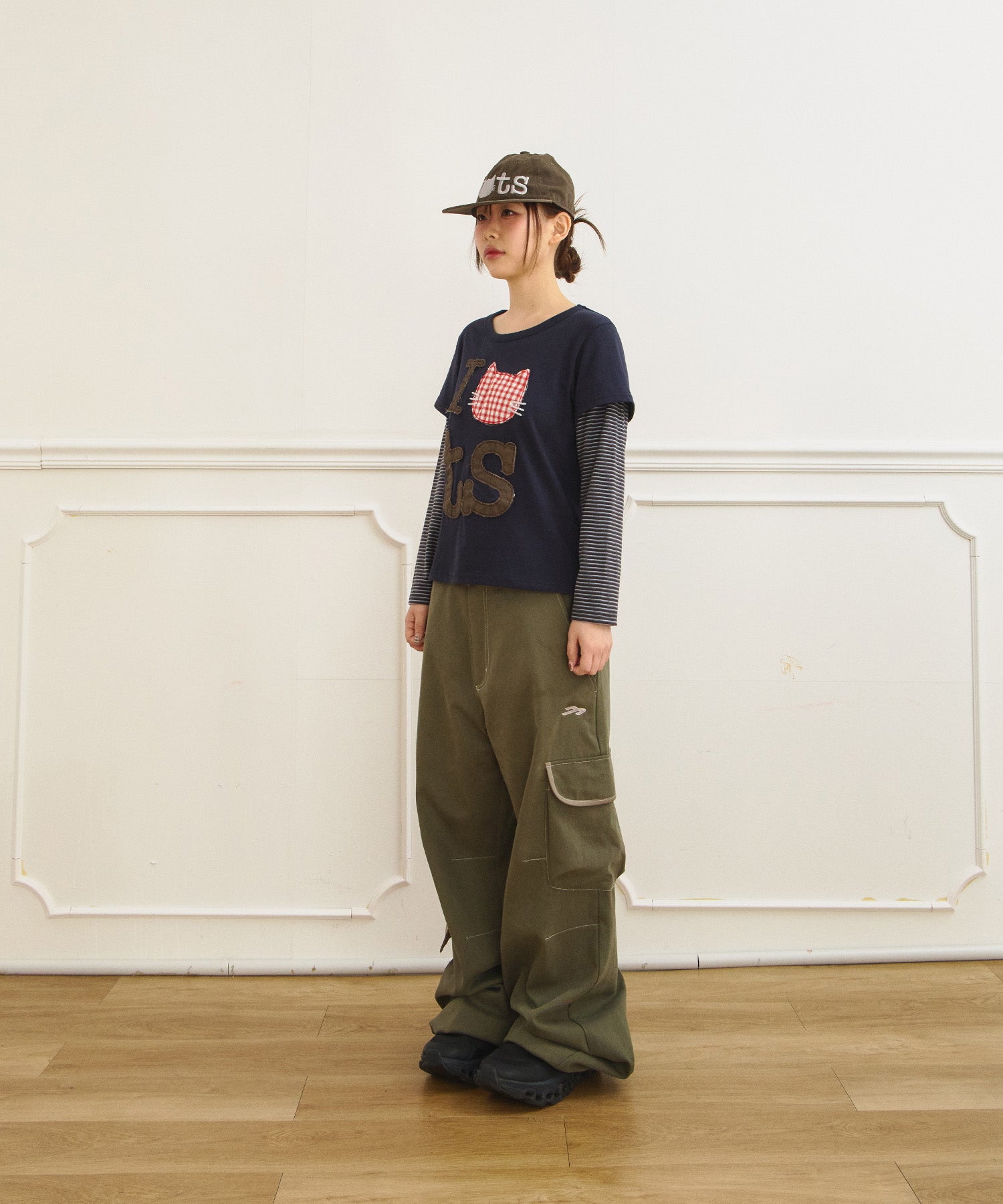 Tansanmagnesium JuYoung X Tansanmagnesium Cat Ball Cap Brown