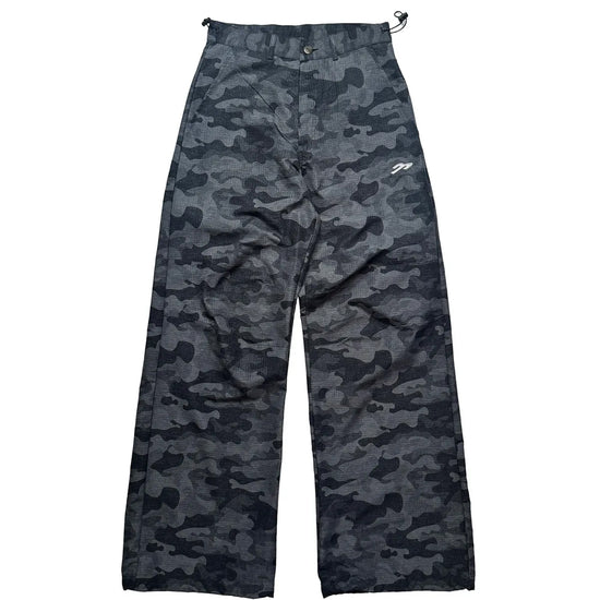 Tansanmagnesium Nylon Wide Stud Pants Camo