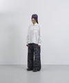 Tansanmagnesium Nylon Wide Stud Pants Camo