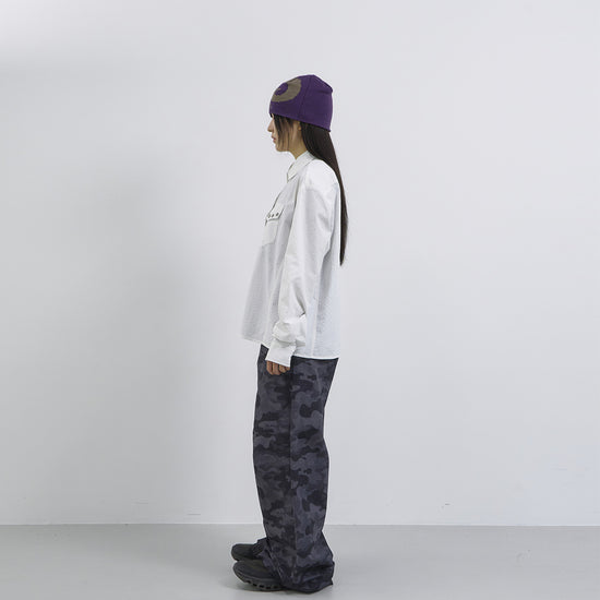 Tansanmagnesium Nylon Wide Stud Pants Camo