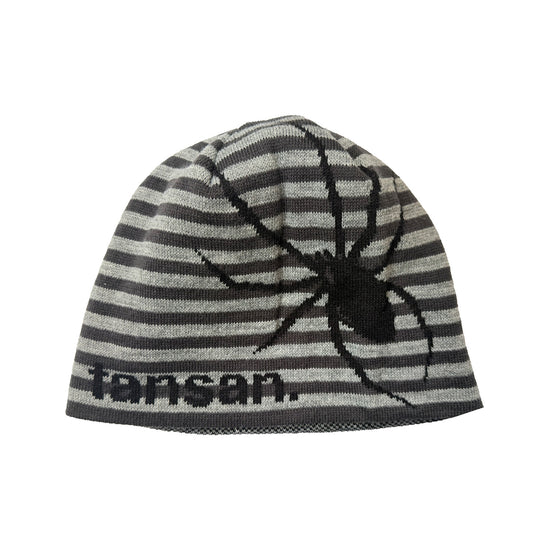 Tansanmagnesium Jacquard Spider Beanie Stripe Black