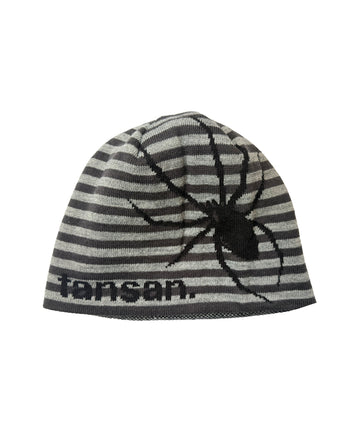 Tansanmagnesium Jacquard Spider Beanie Stripe Black