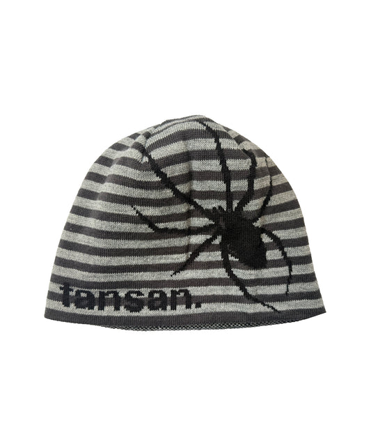 Tansanmagnesium Jacquard Spider Beanie Stripe Black