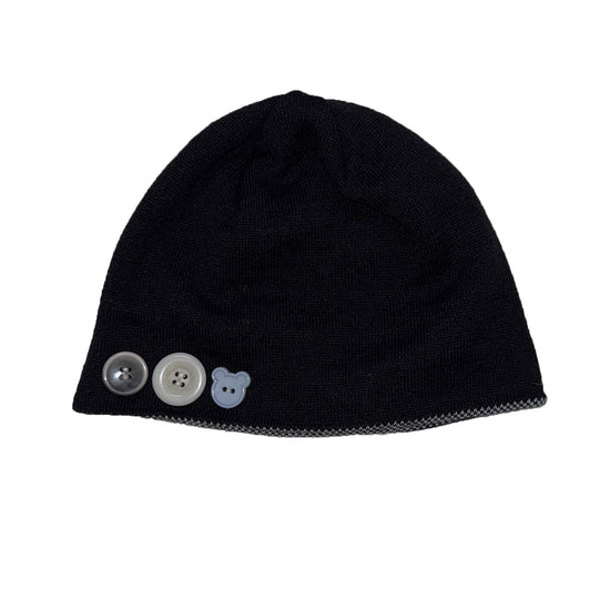 Tansanmagnesium Jacquard Button Beanie