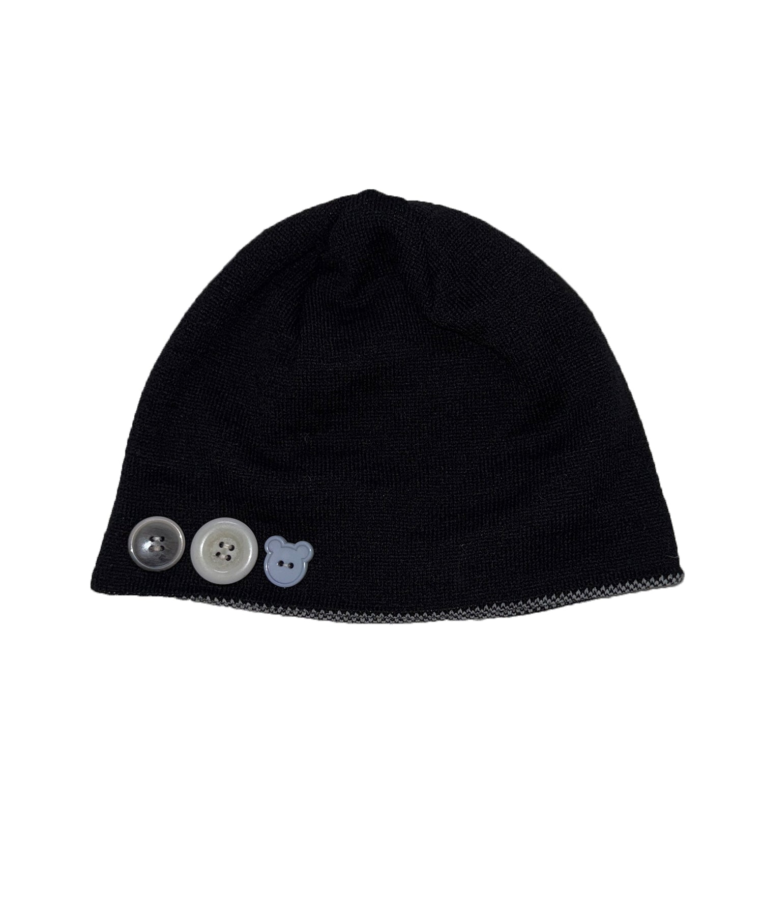 Tansanmagnesium Jacquard Button Beanie