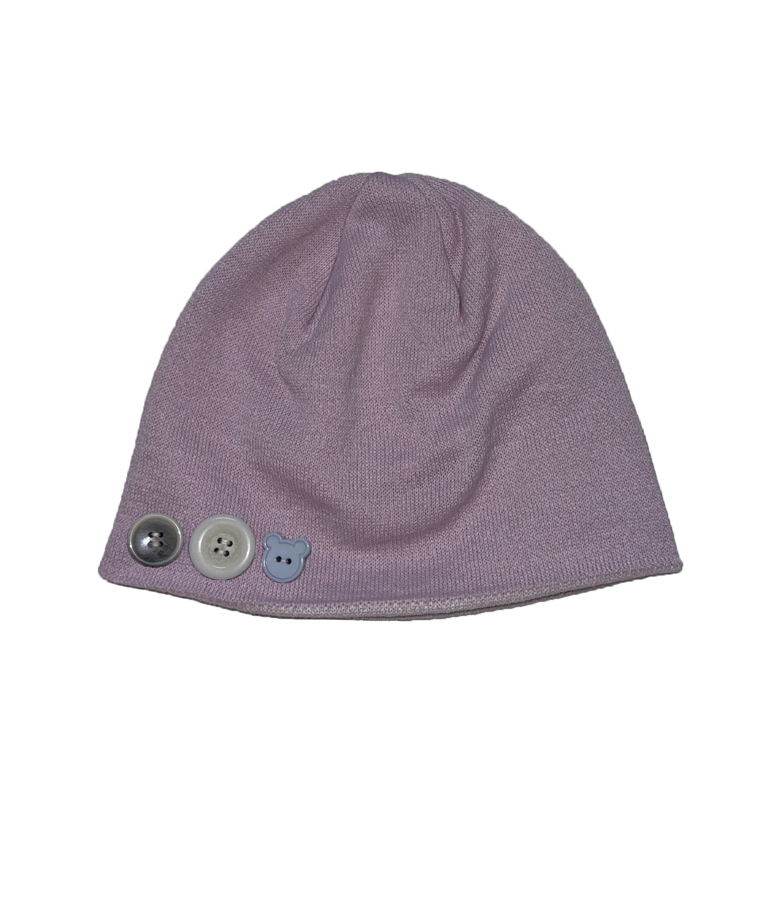 Tansanmagnesium Jacquard Button Beanie