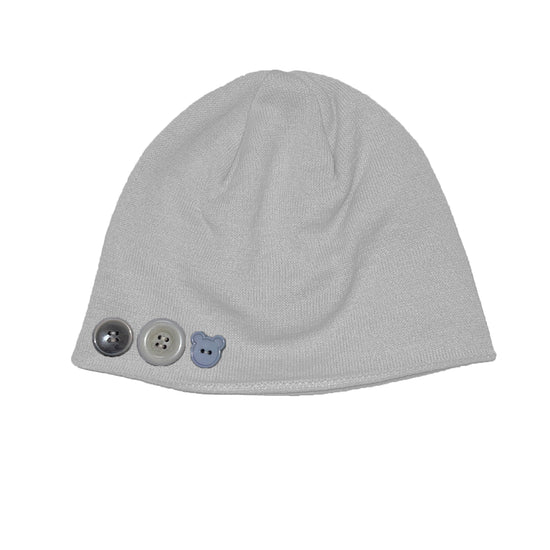 Tansanmagnesium Jacquard Button Beanie