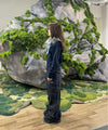 Tansanmagnesium ODIPIGI X Tansanmagnesium Fur Hoodie Zip-Up Navy
