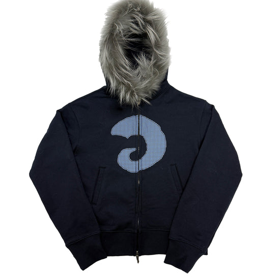Tansanmagnesium ODIPIGI X Tansanmagnesium Fur Hoodie Zip-Up Navy