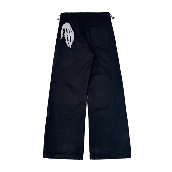 Tansanmagnesium Hand Bone Black Pants Black