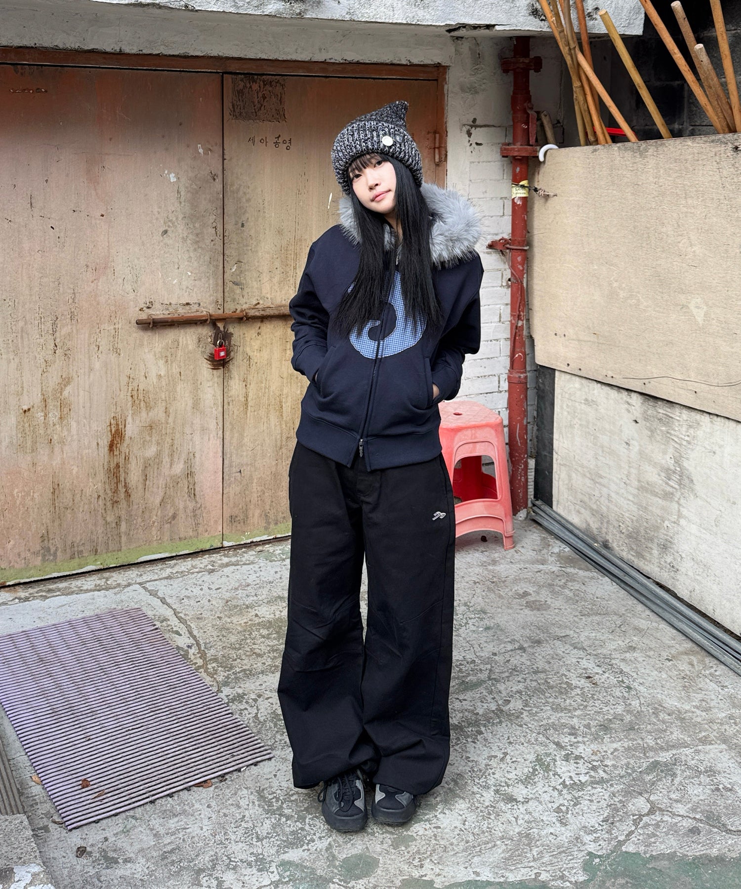 Tansanmagnesium Button Cat Beanie