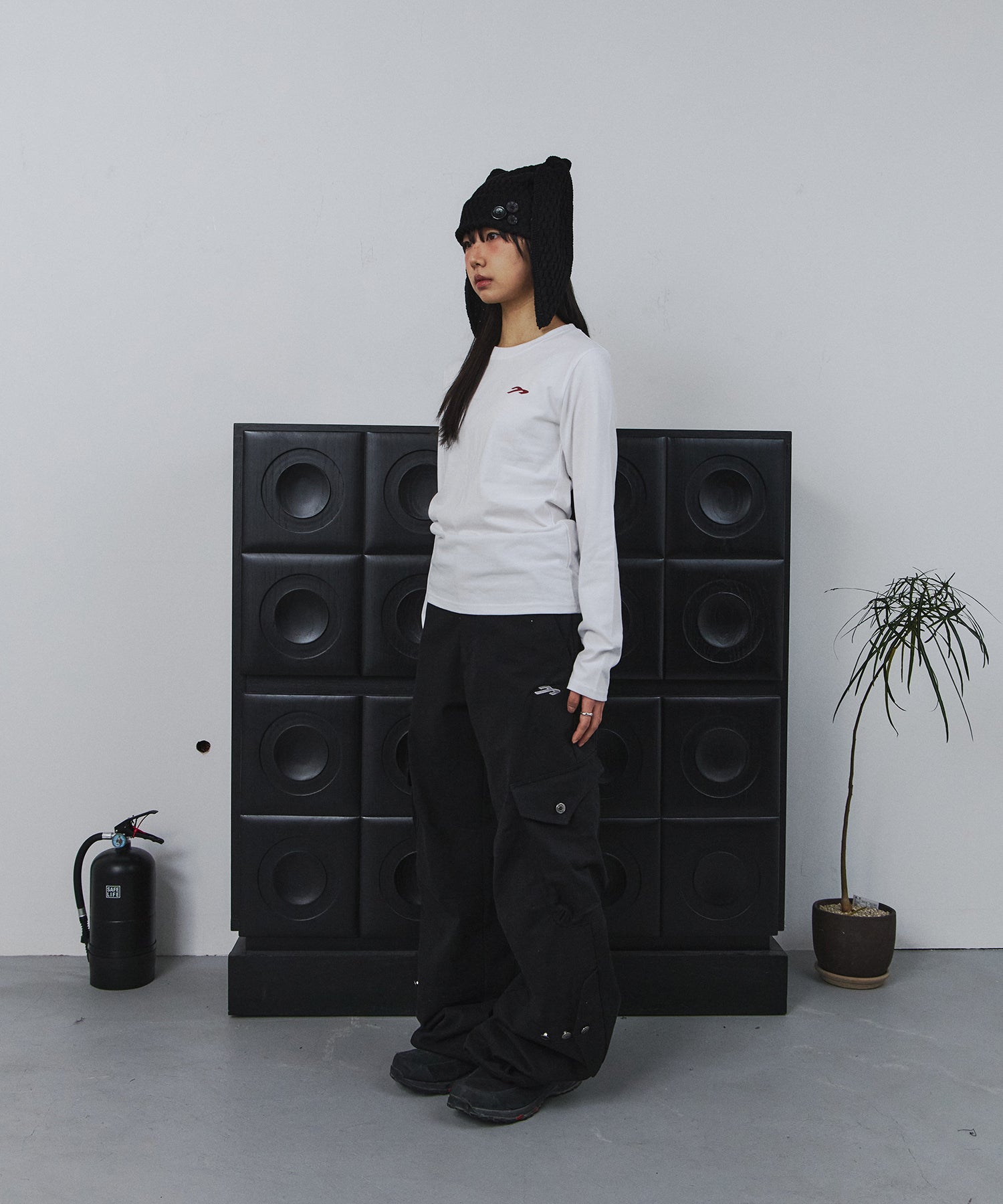 Tansanmagnesium Button Rabbit Beanie