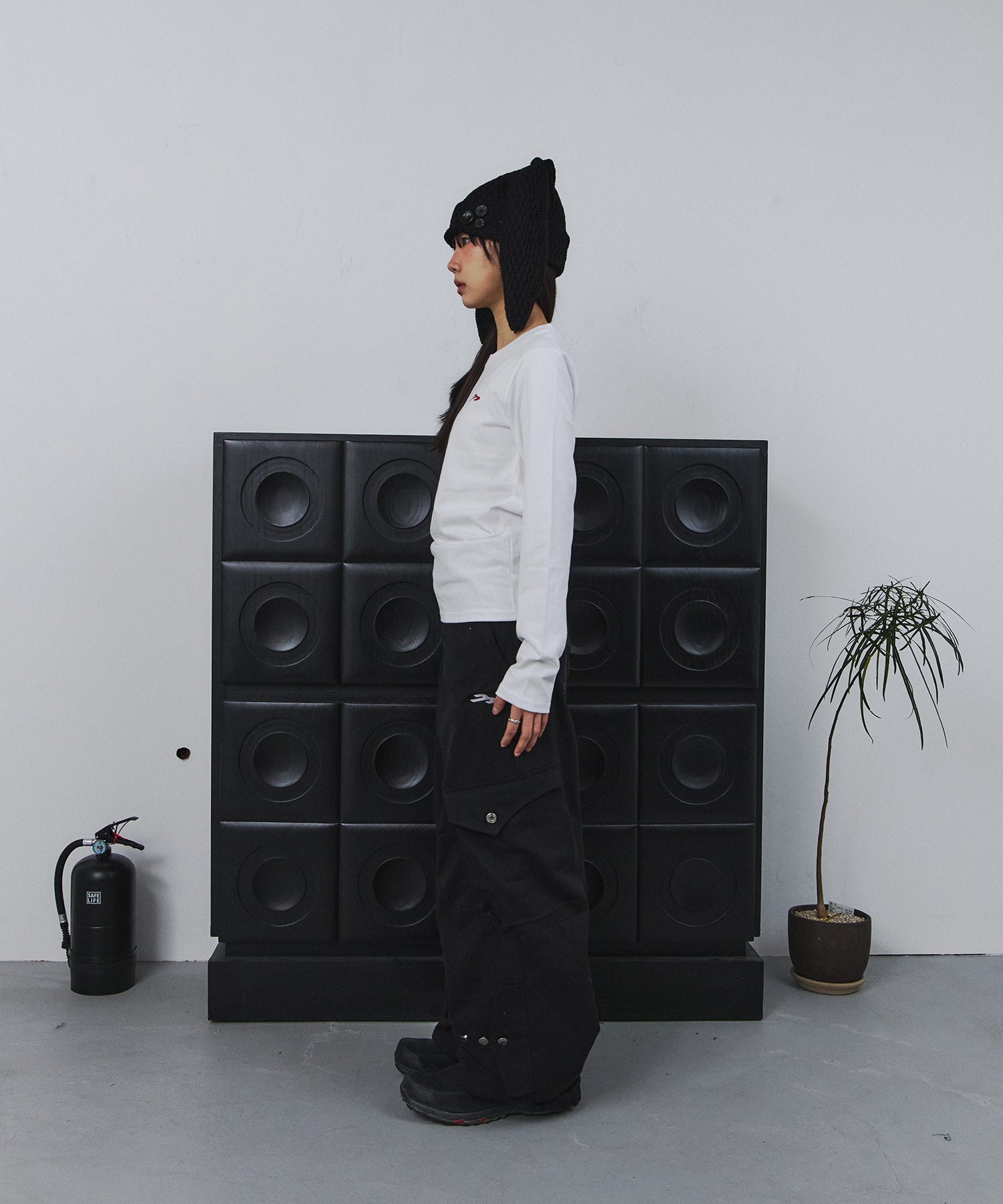 Tansanmagnesium Button Rabbit Beanie