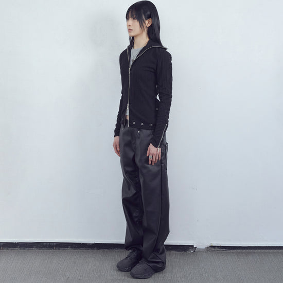 Tansanmagnesium Sullano X Tansan Drop Back Pocket Leather Pants