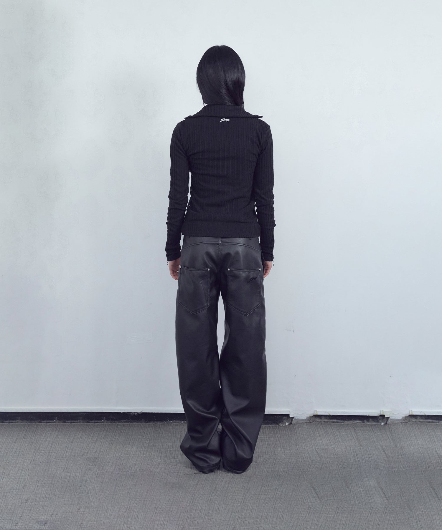 Tansanmagnesium Sullano X Tansan Drop Back Pocket Leather Pants