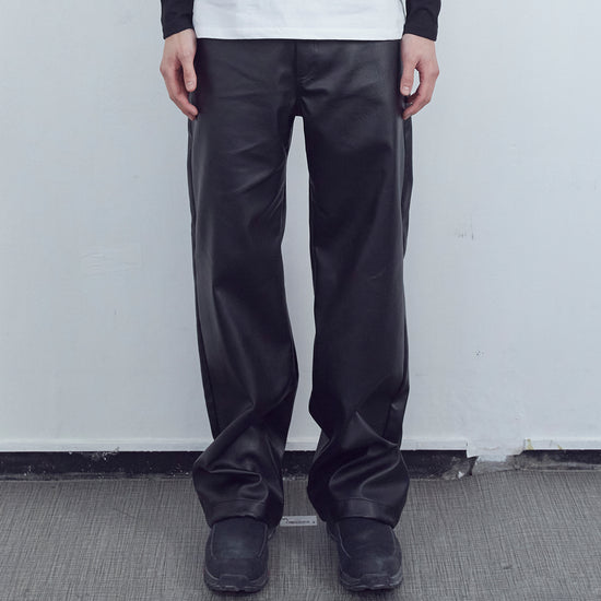 Tansanmagnesium Sullano X Tansan Drop Back Pocket Leather Pants