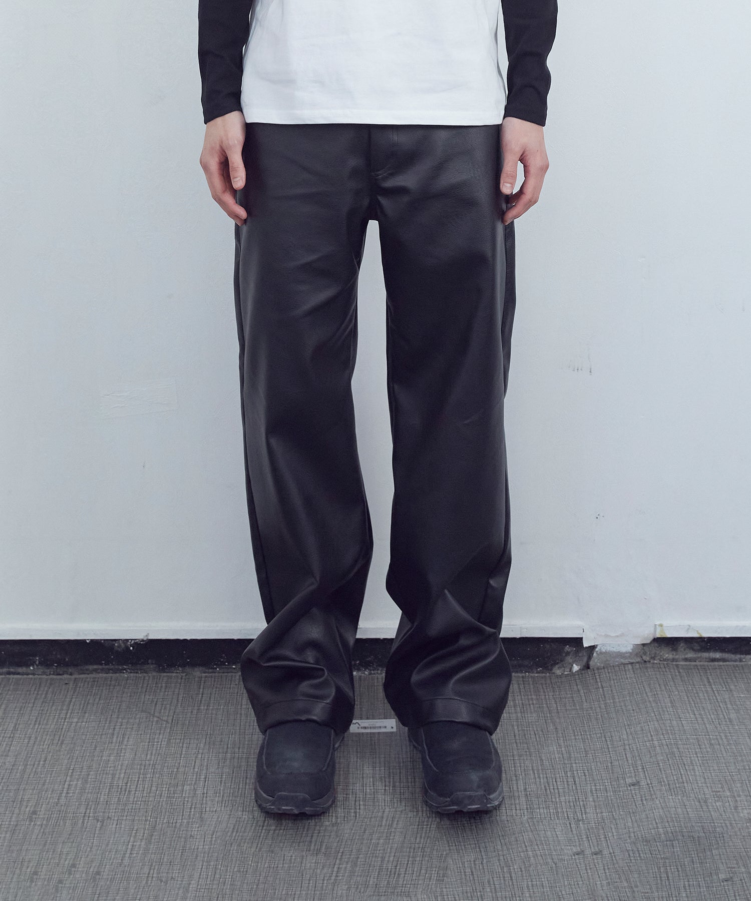 Tansanmagnesium Sullano X Tansan Drop Back Pocket Leather Pants