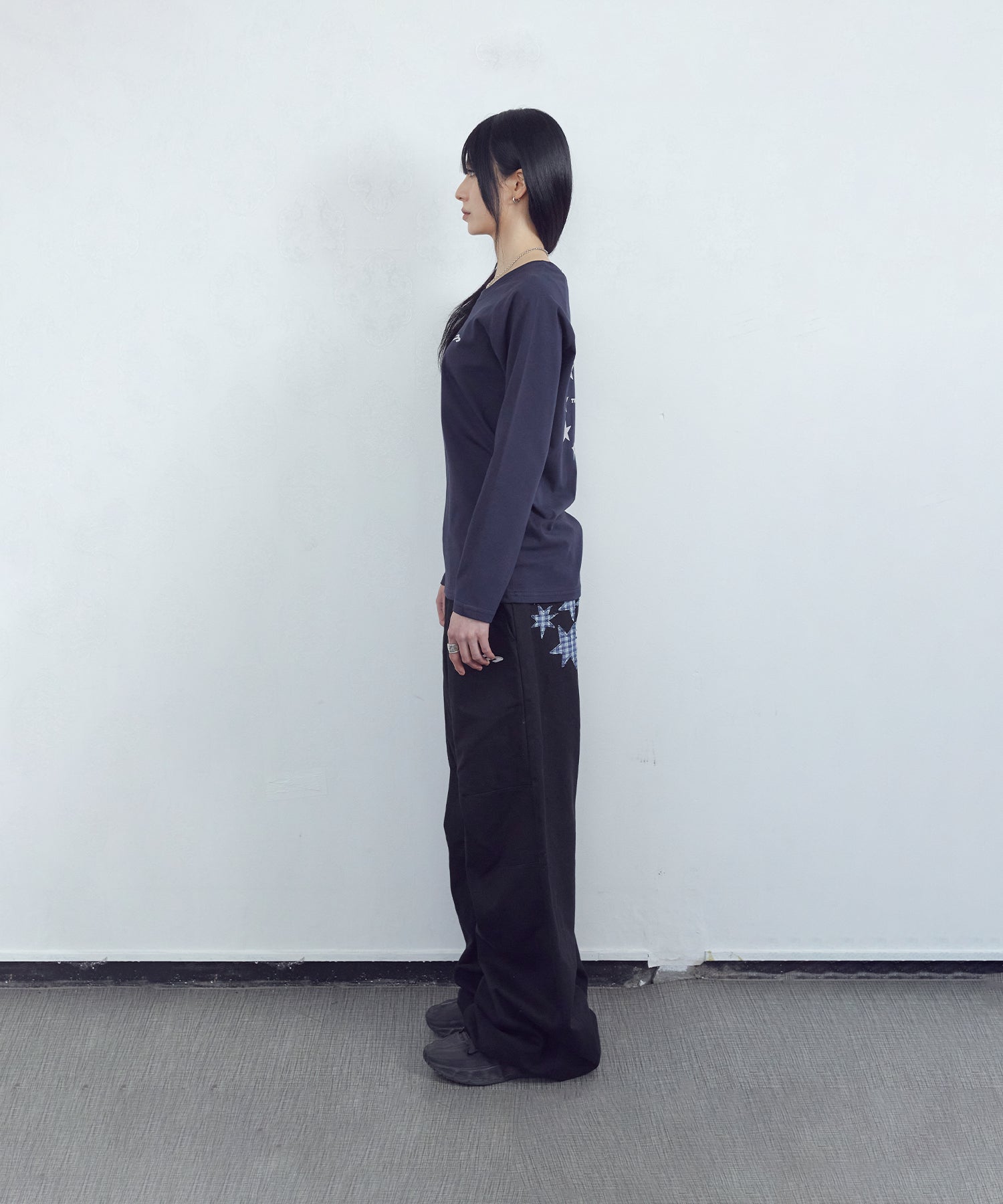 Tansanmagnesium Sulano X Tansan Nagrang Starring Long Sleeve (Navy)