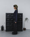 Tansanmagnesium (5/30 Pre-Order Delivery) Cotton Wide Cross Cargo Pants (Black)