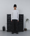 Tansanmagnesium (5/30 Pre-Order Delivery) Cotton Wide Cross Cargo Pants (Black)