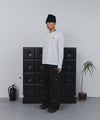 Tansanmagnesium (5/30 Pre-Order Delivery) Cotton Wide Cross Cargo Pants (Black)