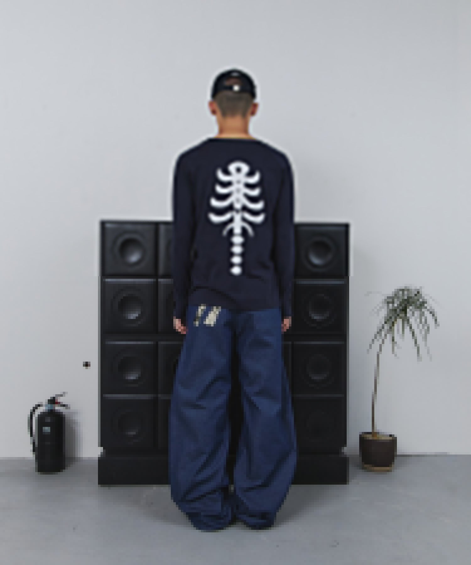 Tansanmagnesium Bone Long Sleeve (Navy)