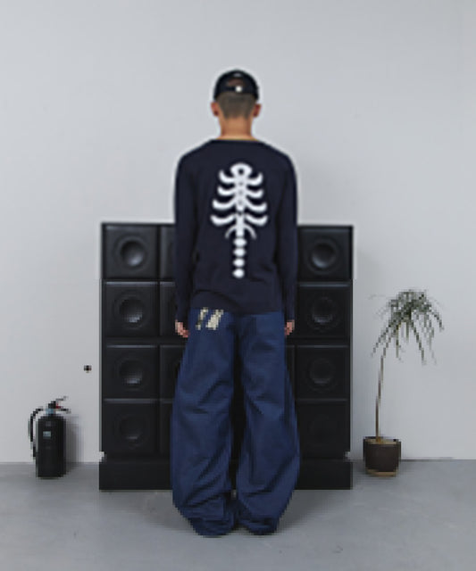 Tansanmagnesium Bone Long Sleeve (Navy)