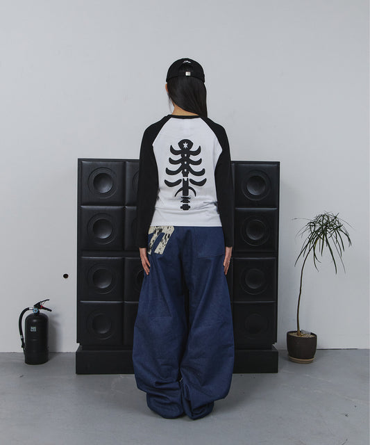 Tansanmagnesium (5/27 Pre-Order Delivery) Nagrang Bone Long Sleeve (White)