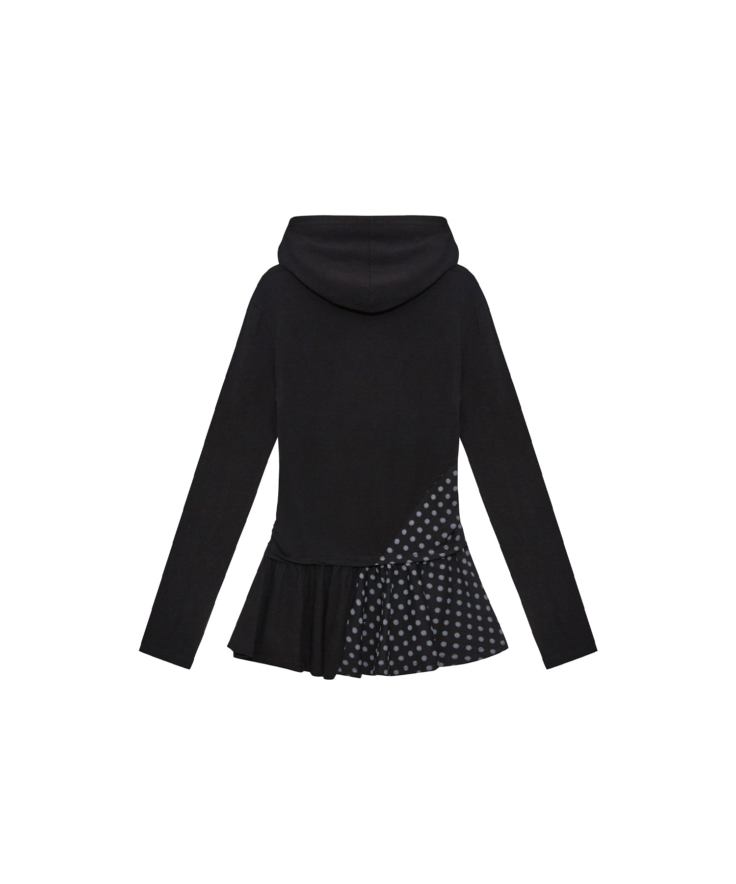 Tansanmagnesium Button Hood Layered One-Piece